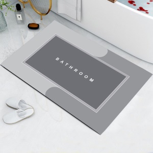 Tapis de sol en boue de diatomées souple absorbant et antidérapant