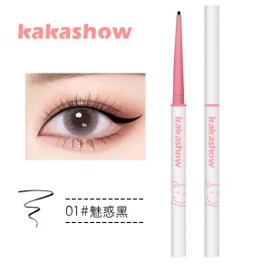 Kakashow Eyeliner imperméable à l'eau, résistant à la transpiration, pas facile à vigneter, extrêmement fin