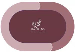 Tapis de sol à séchage rapide absorbant l'eau antidérapant 600 * 400mm