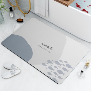 Tapis de sol à séchage rapide absorbant l'eau antidérapant 600 * 400mm