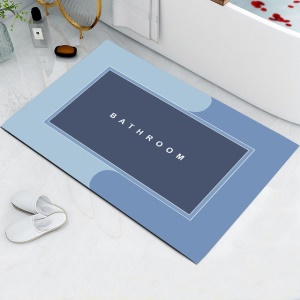 Tapis de sol en boue de diatomées souple absorbant et antidérapant