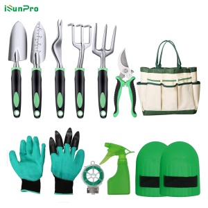 Ensemble d'outils de jardin, sécateurs herbe,  gants, ciseaux ensemble d'outils de plantation de jardin