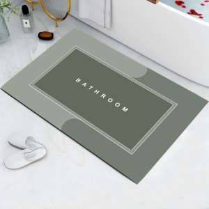 Tapis de sol en boue de diatomées souple absorbant et antidérapant