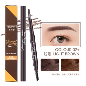 Crayon à sourcils multi-effets tridimensionnel Mai Oli double tête