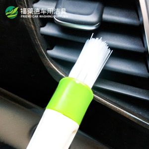Brosse de nettoyage pour sièges de voiture à double extrémité Multi-fonctionnelle avec Poils souples