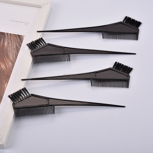 Ensemble de teinture des cheveux de 3 pièces (peigne à huile, cache-oreilles, bol à huile)