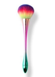 Brosse de maquillage acrylique avec manche long
