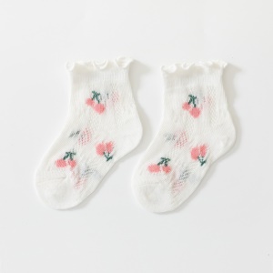 Chaussettes en coton maille pour bébé
