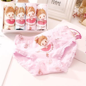 Slip pour petite fille  en tissu de coton
