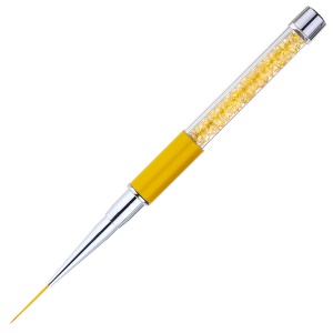 Pinceaux à ongles avec corps du stylo de diamant à cinq couleurs