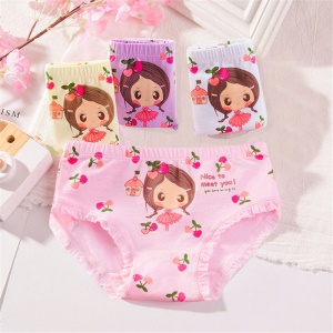 Slip pour petite fille  en tissu de coton