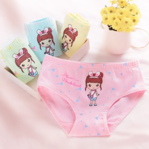 Slip pour petite fille  en tissu de coton