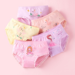 Slip pour petite fille  en tissu de coton