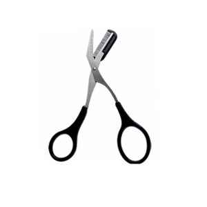 Peigne à sourcils en acier inoxydable pour éparation des sourcils