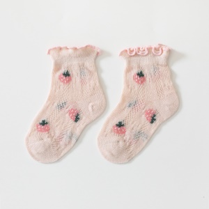 Chaussettes en coton maille pour bébé