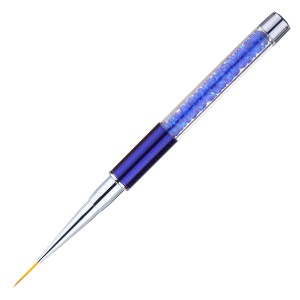 Pinceaux à ongles avec corps du stylo de diamant à cinq couleurs