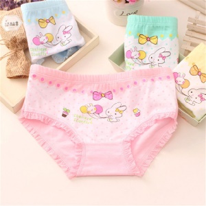 Slip pour petite fille  en tissu de coton