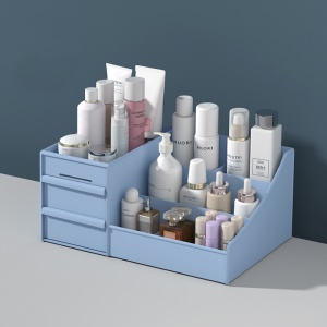 Boîte de rangement cosmétique tiroir type plastique