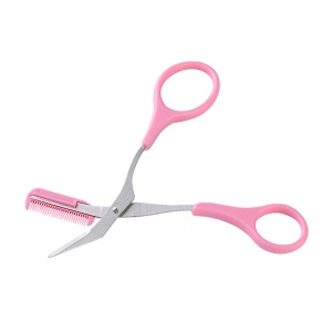 Peigne à sourcils en acier inoxydable pour éparation des sourcils