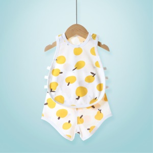Gilet sans manches en coton pour bébés, garçons et filles