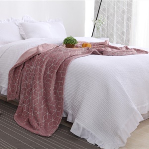 Couverture en flanelle pour chambre  à coucher