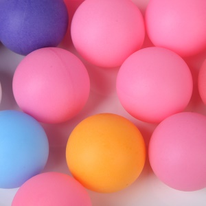Ping-pong coloré poli multicolore sans couture sans lettre imprimée au dessus