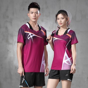 Ensemble (Haut +Bas)de badminton respirant unisexe