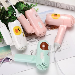 Mini sèche-cheveux pliable petite puissance 400W deux vitesses