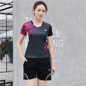 Ensembles de vêtements de badminton respirants pour hommes et femmes