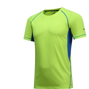 T-shirt sport à séchage rapide col rond