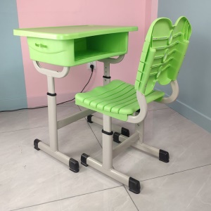 bureaux d'école relevables en plastique abs pour les élèves du primaire et du secondaire