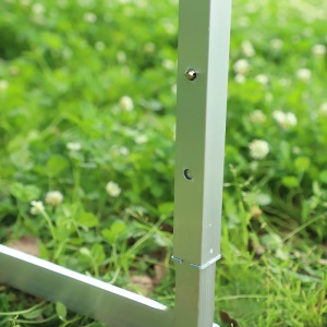 Ensemble table pliante extérieure+ et chaises en alliage d'aluminium portable