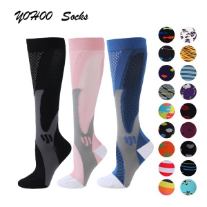 Chaussettes extensibles à compression pour hommes et femmes