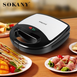 Grille-pain sokany en acier inoxydable 3 en 1
