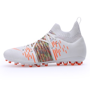 Chaussures de football montantes pour hommes respirantes et confortables