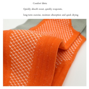 Chaussettes long de compression d'extérieur en maille respirant et évacuant la transpiration