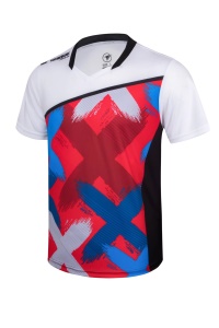 Ensemble de deux pièces de vêtements de sport de volleyball en tissu de fibre de polyester