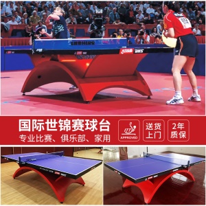 Table de tennis de table DHS à hauteur réglable et support d'arceau de compétition