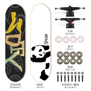 Skateboard  planche à roulettes à quatres roues