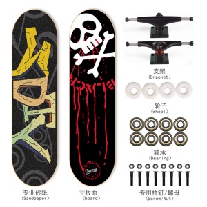 Skateboard  planche à roulettes à quatres roues