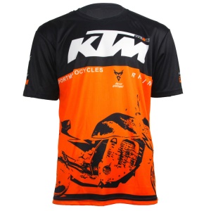 T-shirt Motocross Racing à manches courtes Haut Hommes
