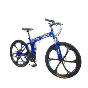 Vélo VTT Cross pliant 26 pouces en acier au carbone double résistance aux chocs