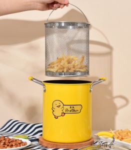 Friteuse avec filtre à huile à usage domestique multifonction
