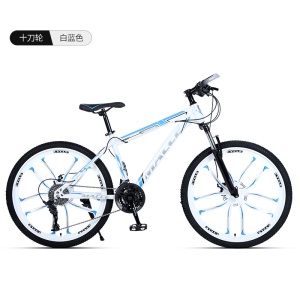 Vélo  VTT Cross 26 pouces en acier au carbone double résistance aux chocs