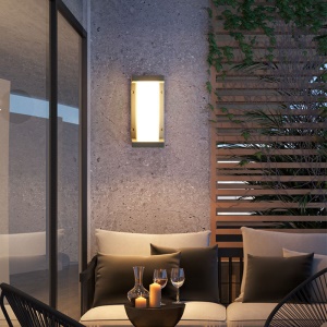 Lampe étanche extérieure à détection de radar