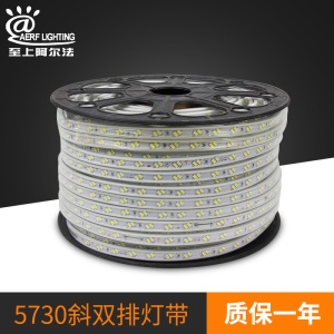 bande lumineuse à led 5730 haute tension 220V imperméable à l'eau
