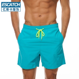 ESCATESCATCH Short de plage décontracté pour hommes maillot de bain