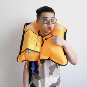 AOTU gilet de sauvetage gonflable automatique avec bande réfléchissante réglable en taille