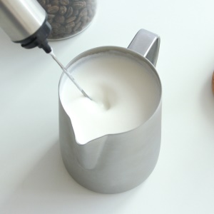 Mousseur à lait à double mélangeur électrique à main
