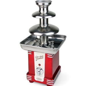 Nostalgia Electrics Fontaine de chocolat en acier inoxydable